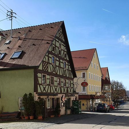 Metzgerei Und Pension Wolz Langenburg Buitenkant foto