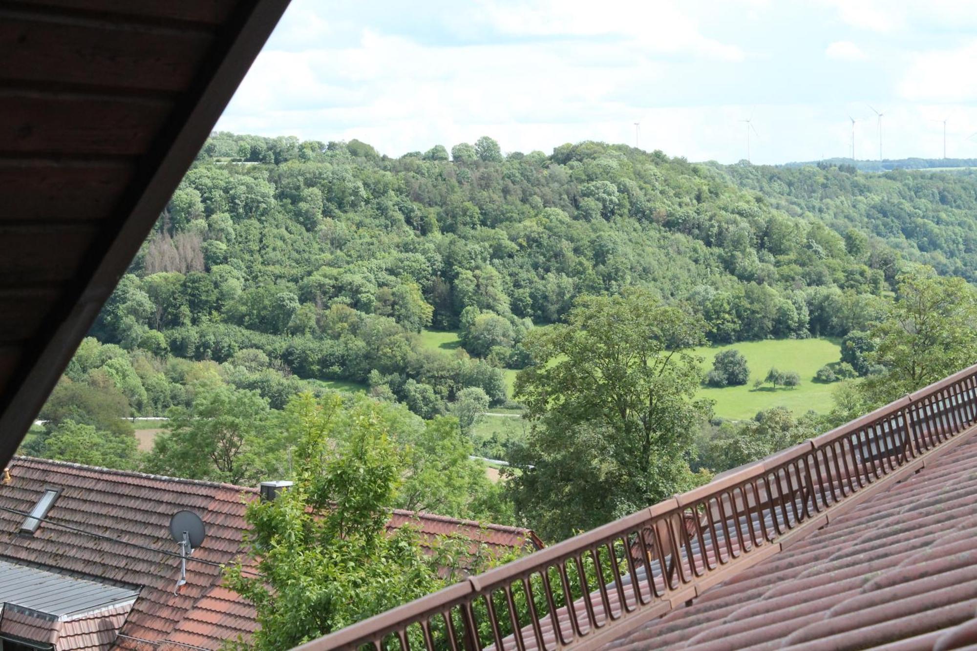 Metzgerei Und Pension Wolz Langenburg Buitenkant foto